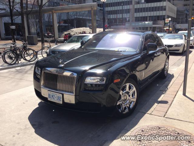 Rolls Royce Ghost spotted in Toronto, Canada