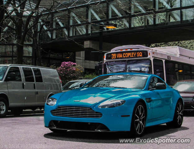 Aston Martin Vantage spotted in Boston, Massachusetts