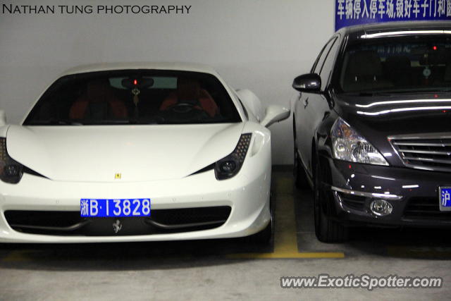 Ferrari 458 Italia spotted in Shanghai, China