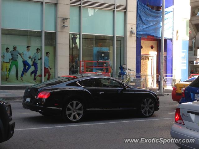 Bentley Continental spotted in Toronto, Canada