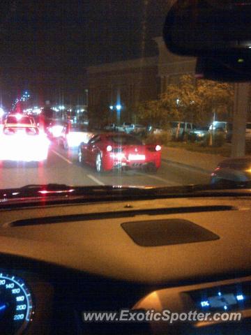 Ferrari 458 Italia spotted in Doha, Qatar