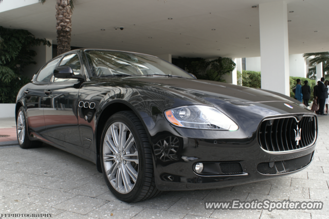 Maserati Quattroporte spotted in Miami, Florida