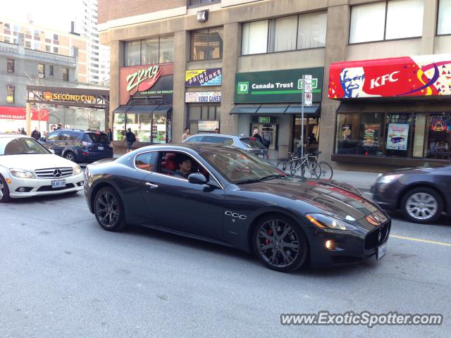 Maserati GranTurismo spotted in Toronto, Canada