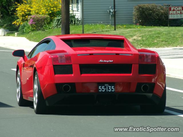 Lamborghini Gallardo spotted in Newark, Delaware