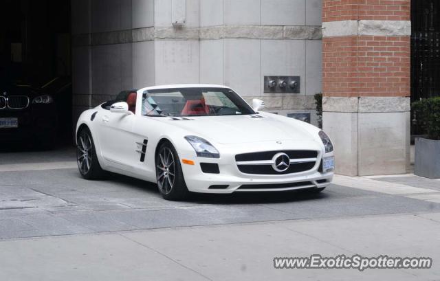 Mercedes SLS AMG spotted in Toronto, Ontario, Canada