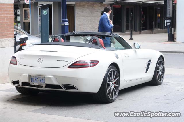 Mercedes SLS AMG spotted in Toronto, Ontario, Canada