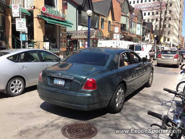 Rolls Royce Ghost spotted in Toronto, Canada