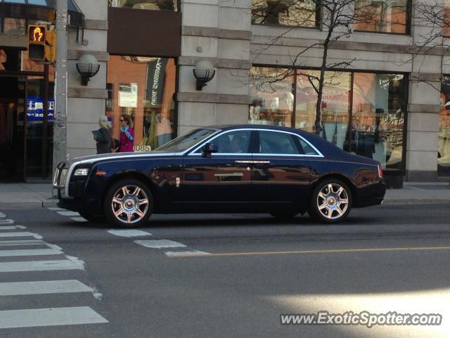 Rolls Royce Ghost spotted in Toronto, Canada