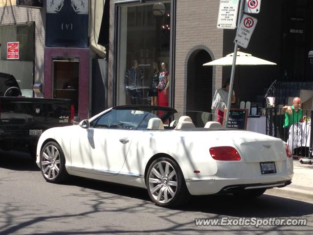 Bentley Continental spotted in Toronto, Canada