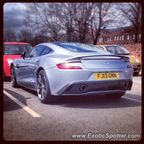 Aston Martin Vanquish spotted in Chesterfield, United Kingdom