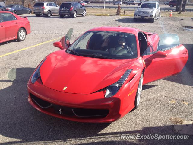 Ferrari 458 Italia spotted in Brooklyn, New York