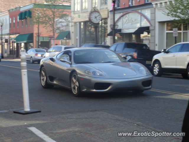 Ferrari 360 Modena spotted in Red Bank, New Jersey