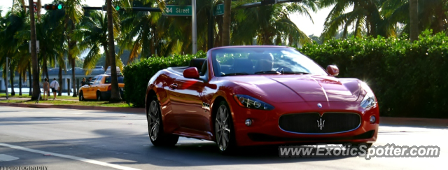 Maserati GranCabrio spotted in Miami, Florida