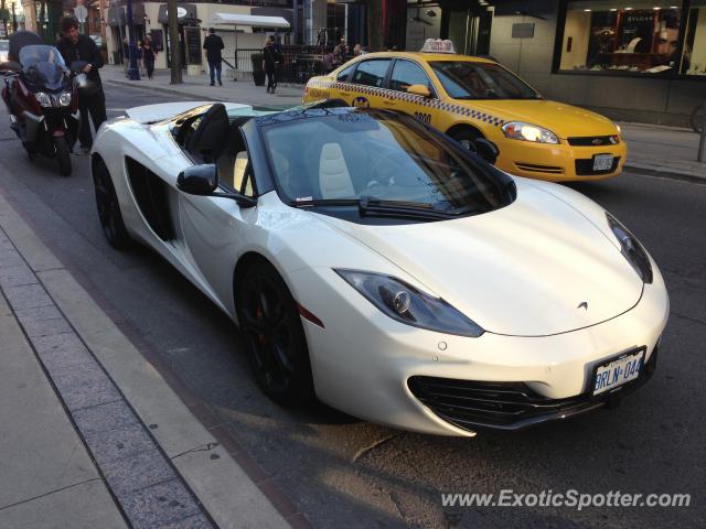 Mclaren MP4-12C spotted in Toronto, Canada