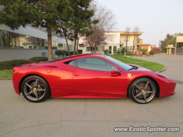 Ferrari 458 Italia spotted in Bergamo, Italy