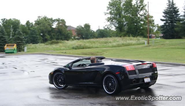 Lamborghini Gallardo spotted in New Albany, Ohio