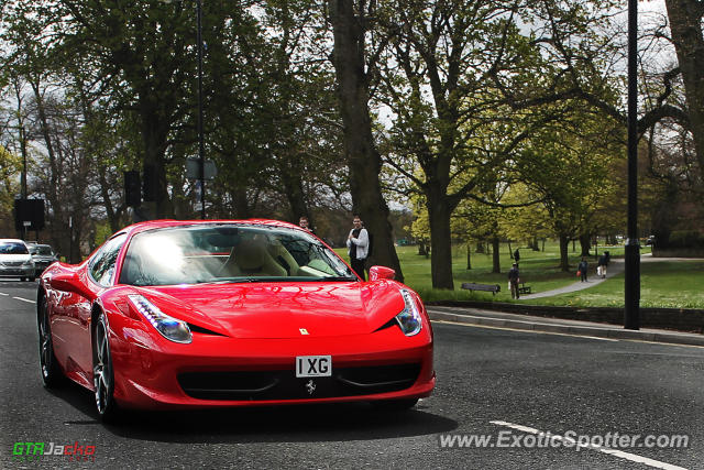 Ferrari 458 Italia spotted in Harrogate, United Kingdom