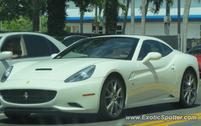 Ferrari California spotted in N. Miami Beach, Georgia