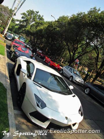 Lamborghini Aventador spotted in Mexico City, Mexico