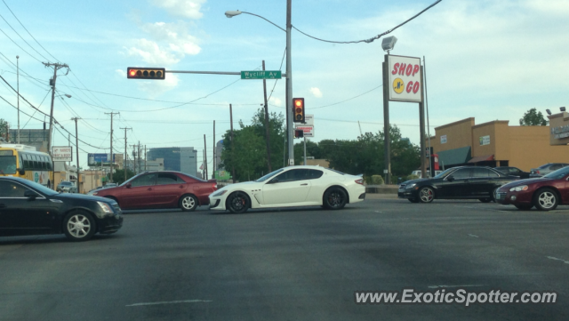 Maserati GranTurismo spotted in Dallas, Texas