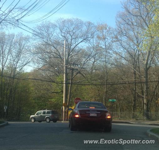 Maserati Quattroporte spotted in Newton, Massachusetts