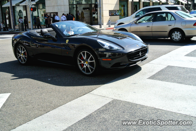 Ferrari California spotted in Beverly Hills, California