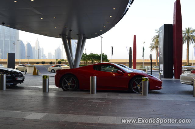 Ferrari 458 Italia spotted in Dubai, United Arab Emirates