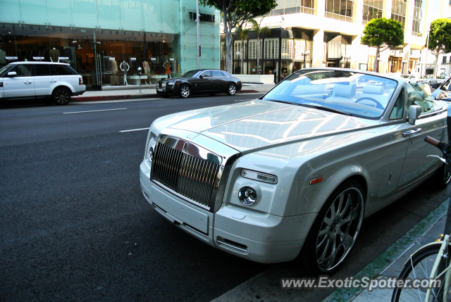 Rolls Royce Phantom spotted in Beverly Hills, California