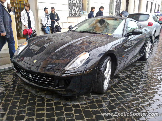 Ferrari 599GTB spotted in Rome, Italy