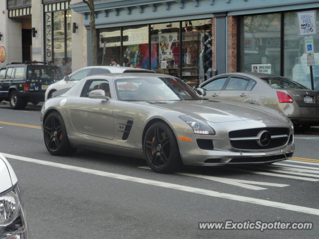 Mercedes SLS AMG spotted in Red Bank, New Jersey