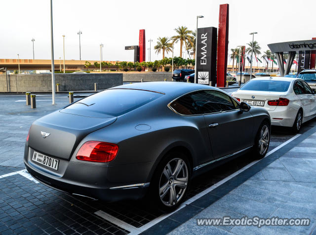 Bentley Continental spotted in Dubai, United Arab Emirates