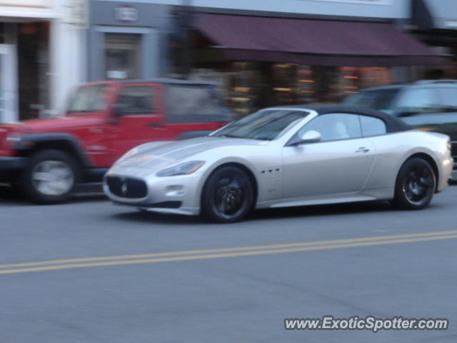 Maserati GranCabrio spotted in Red Bank, New Jersey