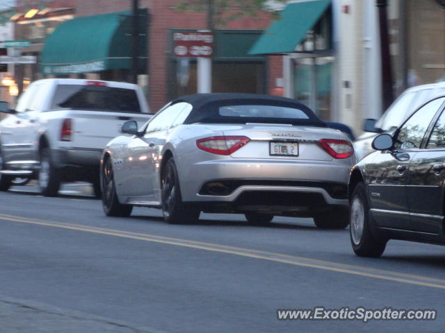 Maserati GranCabrio spotted in Red Bank, New Jersey