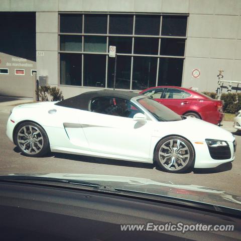 Audi R8 spotted in Montreal, Canada