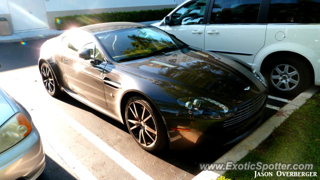 Aston Martin Vantage spotted in Aventura, Florida