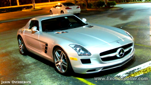 Mercedes SLS AMG spotted in Bal Harbour, Florida