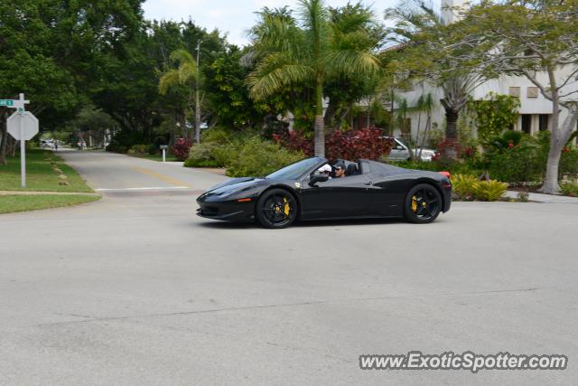 Ferrari 458 Italia spotted in Naples, Florida