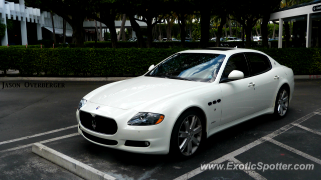 Maserati Quattroporte spotted in Bal Harbour, Florida