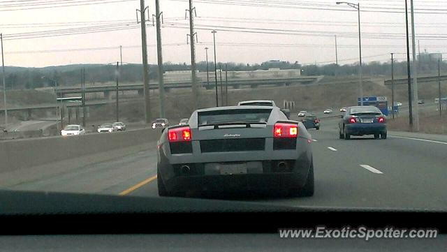 Lamborghini Gallardo spotted in Toronto, Canada