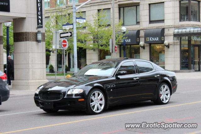 Maserati Quattroporte spotted in Toronto, Canada