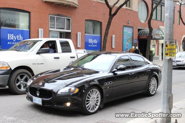 Maserati Quattroporte spotted in Toronto, Canada