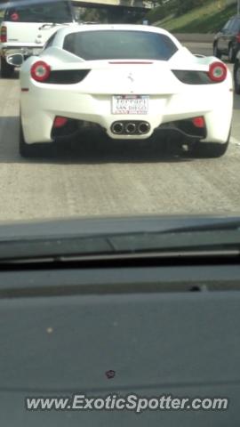 Ferrari 458 Italia spotted in San Diego, California