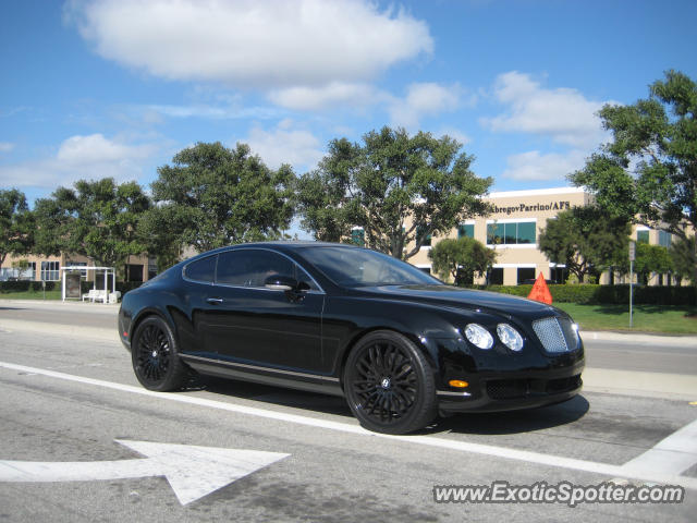 Bentley Continental spotted in Irvine, California