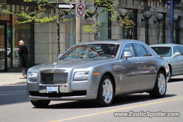 Rolls Royce Ghost spotted in Toronto, Canada