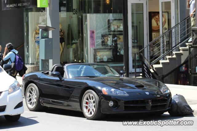 Dodge Viper spotted in Toronto, Canada