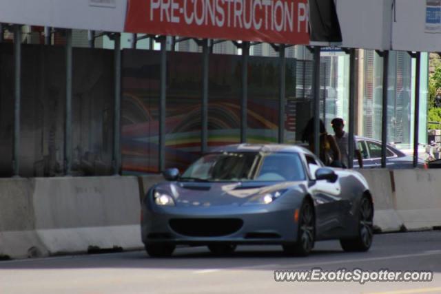 Lotus Evora spotted in Toronto, Canada