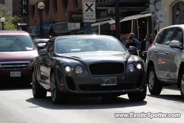 Bentley Continental spotted in Toronto, Canada