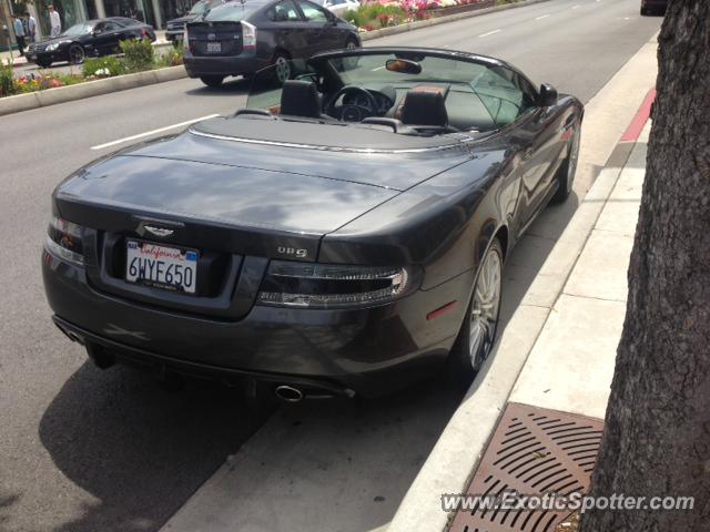 Aston Martin DB9 spotted in Los Angeles, California