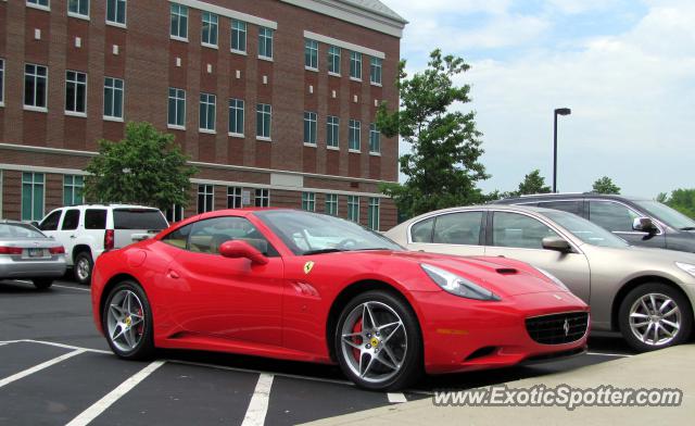 Ferrari California spotted in New Albany, Ohio