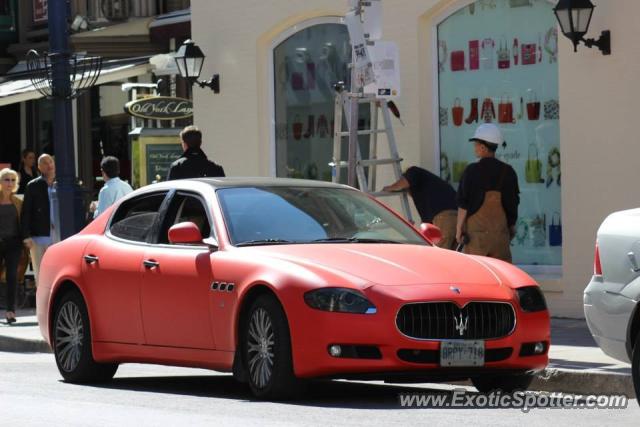 Maserati Quattroporte spotted in Toronto, Canada